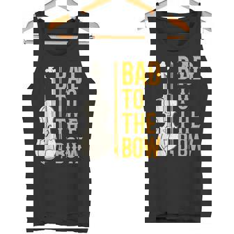 Bad To The Bow Violin Player Violinist Orchestra Viola Music Tank Top | Mazezy