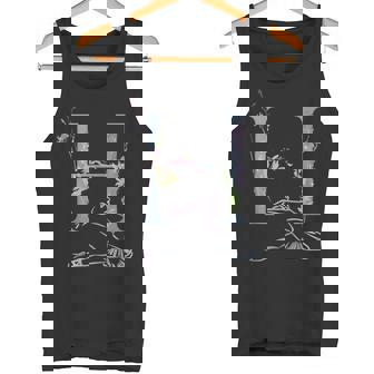 Balla バレリーナ イニシャル 名前 H、ダンス、モノグラム、バレエ タンクトップ - Kawaiitshirt