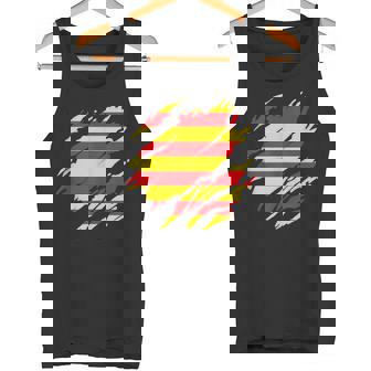 Bandera Cataluña Bandera Catalunya In Mangas Camiseta sin mangas - Regaloses