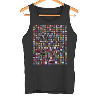 Banderas De Los Países Del Mundo Outfit Diseño Gráfico Camiseta sin mangas - Regaloses