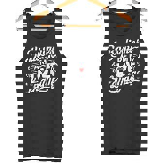 Basslines Are My Love Language Music Lover Teacher Tank Top | Mazezy