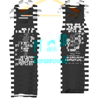 I Battle Ptsd What's Youruperpower Ptsd認識 タンクトップ - Kawaiitshirt