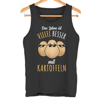 Bauern Das Leben Ist Besser Mit Kartoffeln Tank Top - Geschenkecke