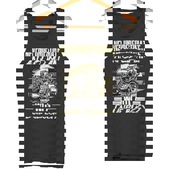 Beach Sand Race Rail Racing Car Old Man With A Dune Buggy Tank Top | Mazezy