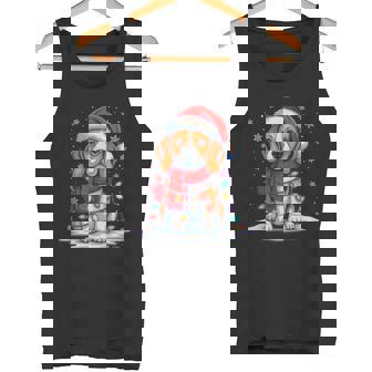 Beagle De Noël Mignon Lumineux Festive Réveillon Nouvel An Débardeur e - Cadeauxyz