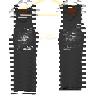 Bell 407 Beyond Helicopter Model Tee Tank Top | Mazezy