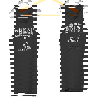 Berkeley California Ca ヴィンテージ アスレチック スポーツデザイン タンクトップ - Kawaiitshirt