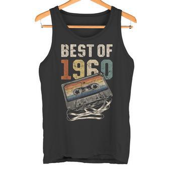 Best Of 1960 Cassette 66 Años Música Retro Cumpleaños Camiseta sin mangas - Regaloses