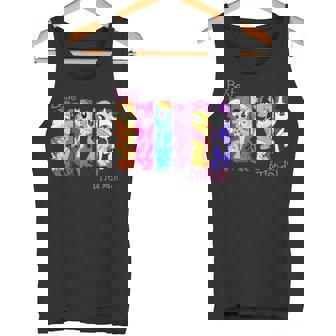 Best Friend レトロレインボーダッシュフラッターシャイレアリティ タンクトップ - Kawaiitshirt