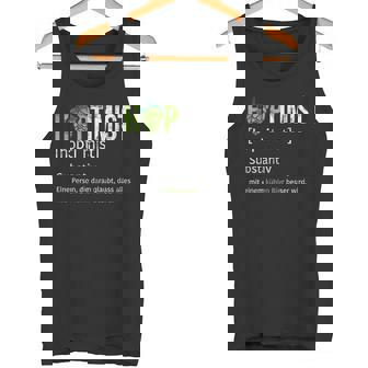 Bier Bierliebhaber Lustige Hoptimist Hopfen Party Pils Tank Top - Seseable