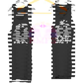 BMFS Nanny Billy Goat Bluegrass Purple Vintage Sunset Tank Top | Mazezy