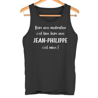 Boire Avec Modération C'est Bien Boire Avec Jean-Philippe Manche Longue Débardeur e - Cadeauxyz