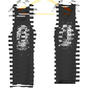 Bola De Discointage Blanco Negro Fiesta Años 70 80 Retro Camiseta sin mangas - Regaloses