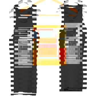 Bold Abstract Geometric Composition Art Tank Top Tank Top | Mazezy