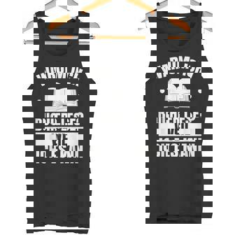 Buch Lesen Geschenk Bücherei Leseratte Bücherwurm Bücher Tank Top - Seseable