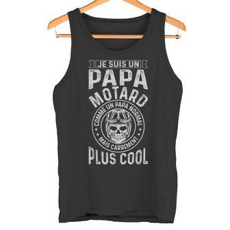 Cadeau Drôle Pour Papa Motard Cool Jeuis Un Papa Motard Débardeur e - Cadeauxyz