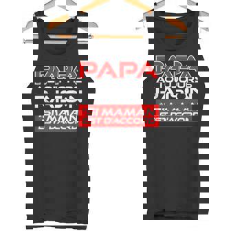 Cadeau Papa A Toujours Raison Humour Fête Des Pères Original Débardeur e - Cadeauxyz