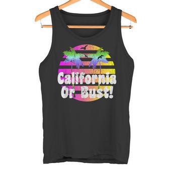 California Or Bust Cadeau Deacances En Familleieilli Débardeur e - Cadeauxyz
