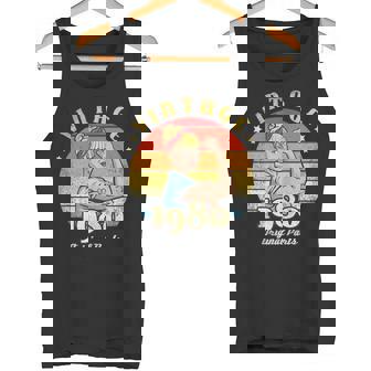 Camisa Feminista Cumpleaños Camisaintage 1980 Piezas Originales Camiseta sin mangas - Regaloses