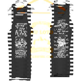 Camping Caruis Campeur Papy Cool Avec Une Caravane Débardeur e - Cadeauxyz