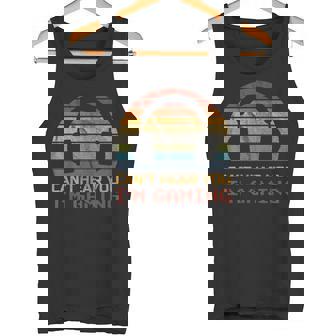 Can't Hear You I'm Gaming Retrointage Gamer Camiseta sin mangas - Regaloses