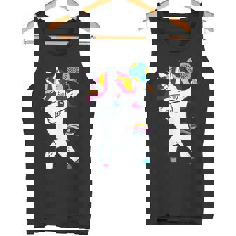 Carino Bandierapagnola Dab Divertente Dabbing Unicorn Padel Giocatore Canotta - Novitaregali