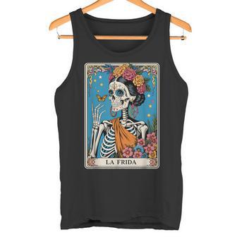 Carta Del Tarot La Frida De Los Muertos Camiseta sin mangas - Regaloses