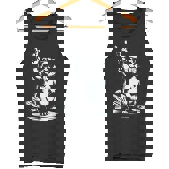 Castor Punk Rock Rocker Heavy Metal Débardeur e - Cadeauxyz