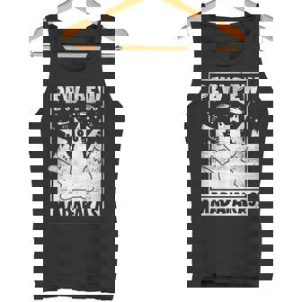 Cat Pew Pew Madafakasintage Crazy Cat Lustige Katze Tank Top - Seseable