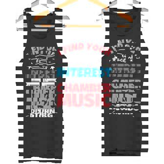Chamber Music Funny Saying Gift Tank Top | Mazezy