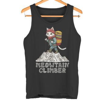 Chat Grimpeur De Meowtain Auommet D'une Montagne Débardeur e - Cadeauxyz