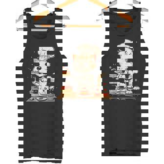 Chef Pâtissier Chat Drôle Débardeur e - Cadeauxyz