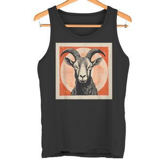 Chèvres Bouc De Chèvreintage Rétro Ferme Chèvre Ferme Fermier Débardeur e - Cadeauxyz