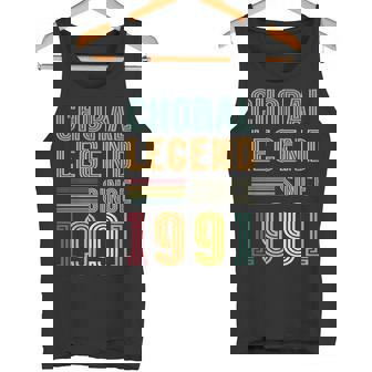 Choral Legend 1991 Singer 34 Years 34th Birthday Choir Tank Top | Mazezy