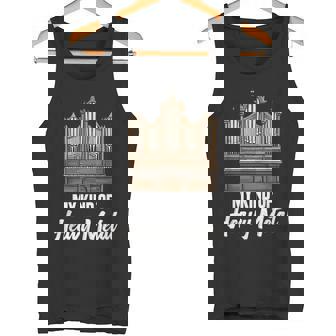 Church Organist Heavy Metal Christian God Jesus Pipe Organ Tank Top | Mazezy