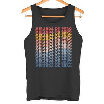 Ciudad De Miranda De Ebro Estilo Retro Camiseta sin mangas - Regaloses