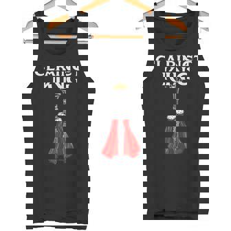 Clarinet King Clarinetist Marching Band Player Tank Top | Mazezy