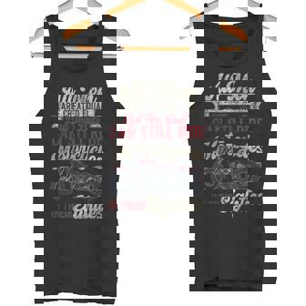 Classic Motorcycle Biker Grandpa 80th Birthday All Men Are Tank Top | Mazezy