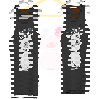 Cochon Avec Drapeau Français France Française Débardeur e - Cadeauxyz