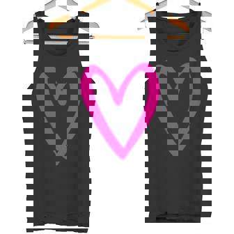 Cœur Love Rétrointage Petit Cœur Roseaint-Valentin Débardeur e - Cadeauxyz