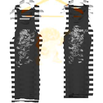 Costume De Cerveau Amusant Avec Guitare Électrique Pour Les Amateurs De Rock Débardeur e - Cadeauxyz