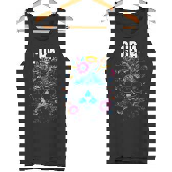 Country Of Cuba Cat Wearing Sunglasses And Flowers Tank Top Tank Top | Mazezy