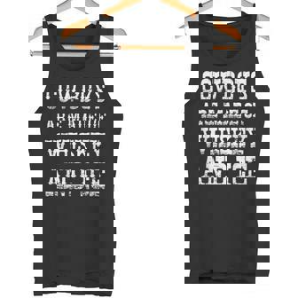 Cowboys Are Made Of Whiskey And Ice Western Texas Urban Tank Top | Mazezy