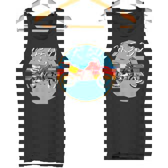 CR 500 Vintage Retro Motorcross Motorcycle Dirt Bike Tank Top | Mazezy