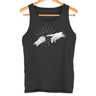 Creation Of Cat Regalo Divertido Para Amantes De Los Gatos Camiseta sin mangas - Regaloses