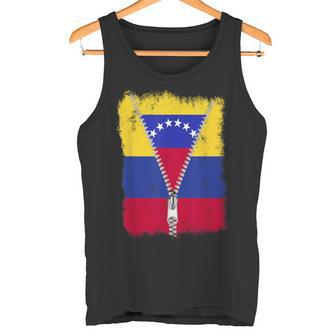 Cremallera Banderaenezuela Colombia Camiseta sin mangas - Regaloses