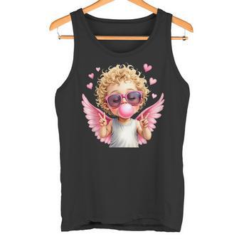 Cupid Amor Engel Liebe Kaugummi Blasealentinstag Herz Tank Top - Geschenkecke