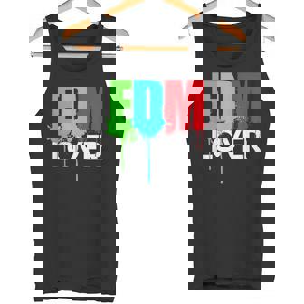 Cute Edm Cool Edm Lover Rave ホワイトインク タンクトップ - Kawaiitshirt