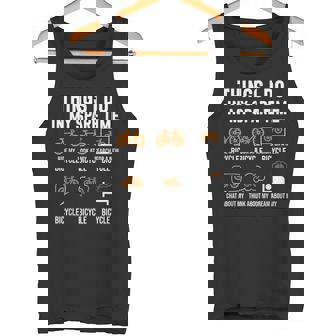 Cycling Bicycle Rider Road Bike Racer Cyclist Joke Tank Top | Mazezy