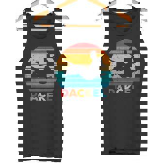 Dackelintage Retro Dackelhund Hundehalter Geschenkidee Tank Top - Seseable